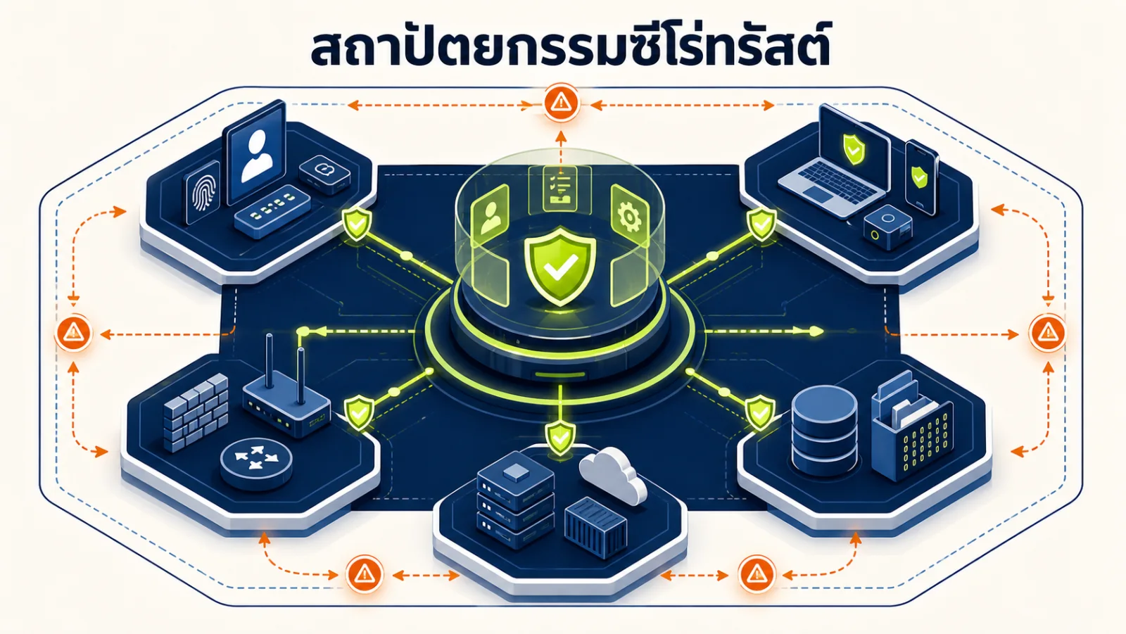 ภาพอินโฟกราฟิกอธิบาย: สถาปัตยกรรมและจุดตัดสินใจเชิงนโยบาย